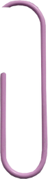 Purple Paper Clip 