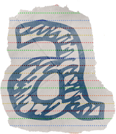 ransom magazine letter a cut out