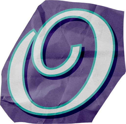 Ransom Cut Out Letter O