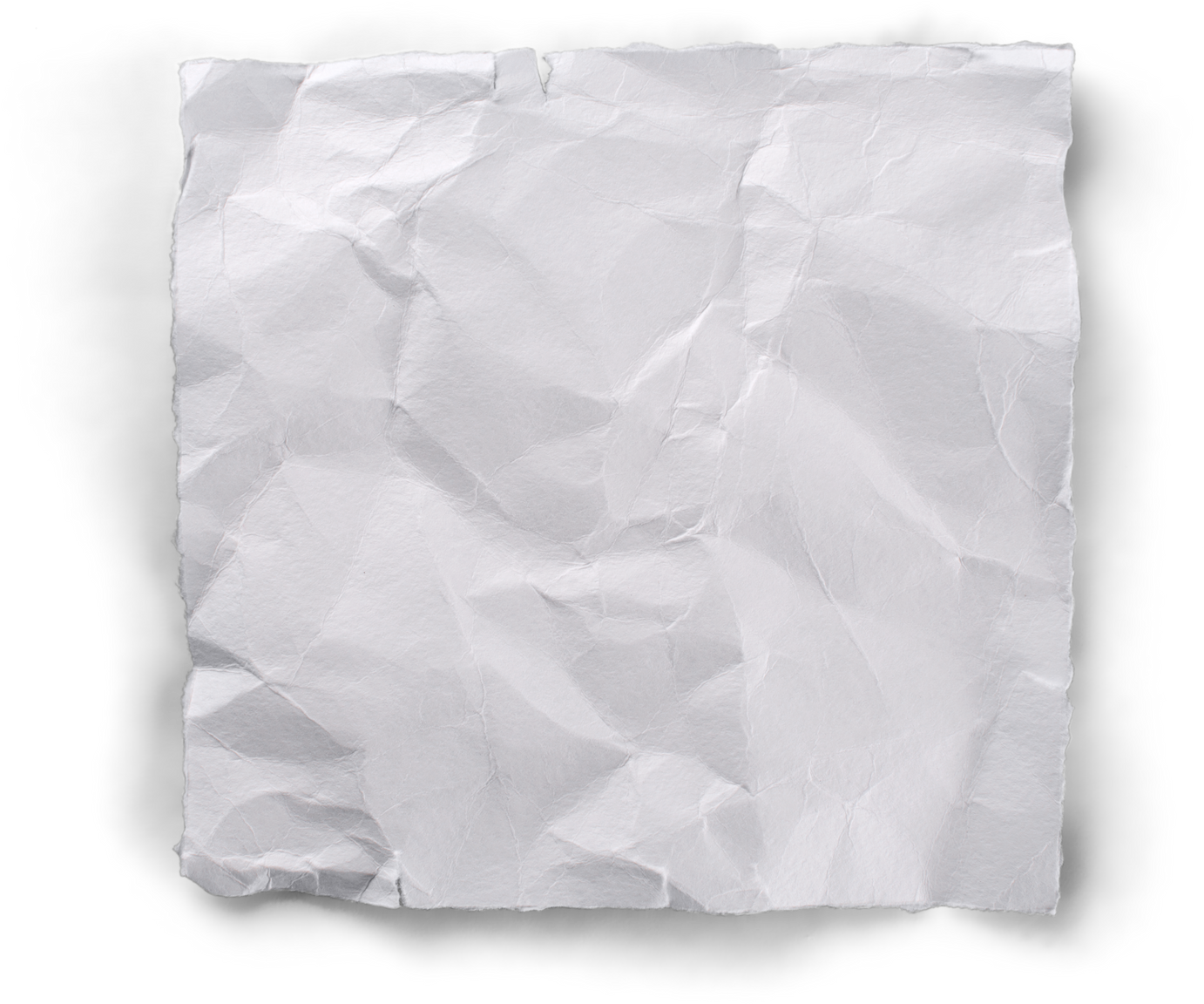 Crumpled White Paper