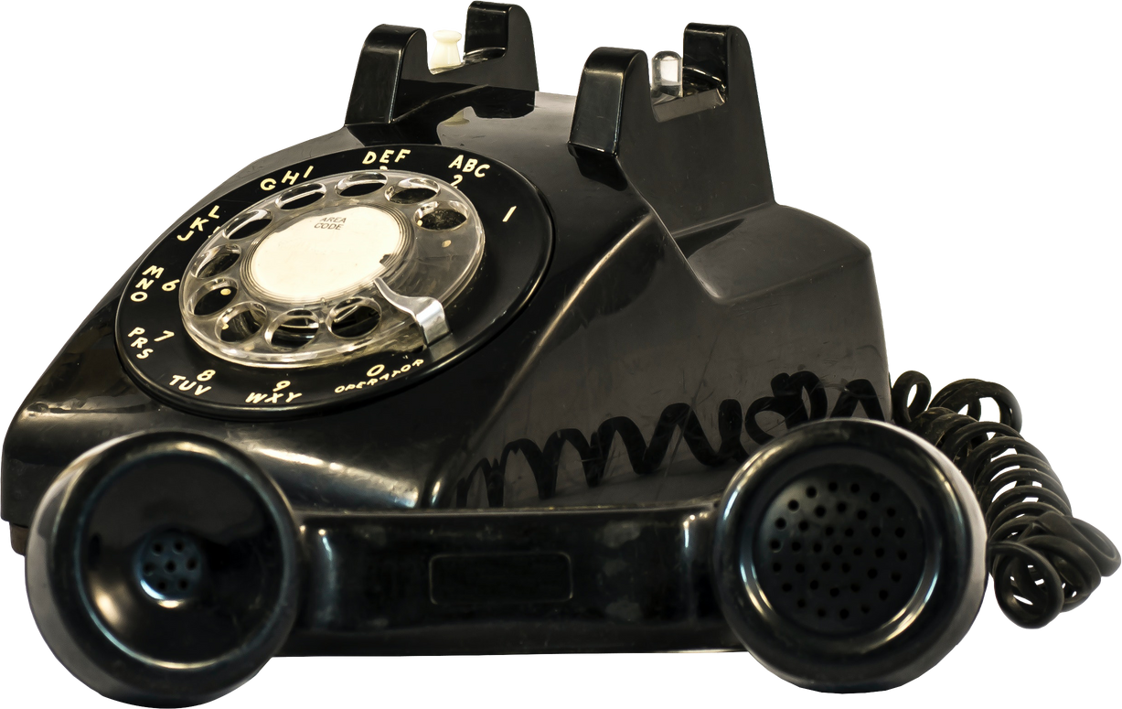 Vintage Telephone Cutout