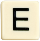 E Letter Tile