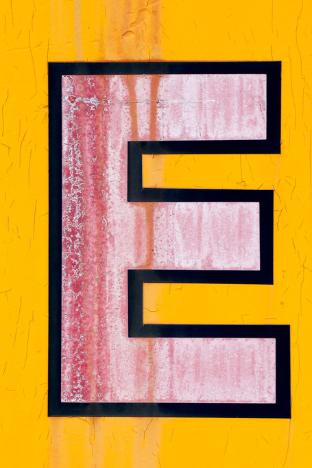 Grunge Letter E