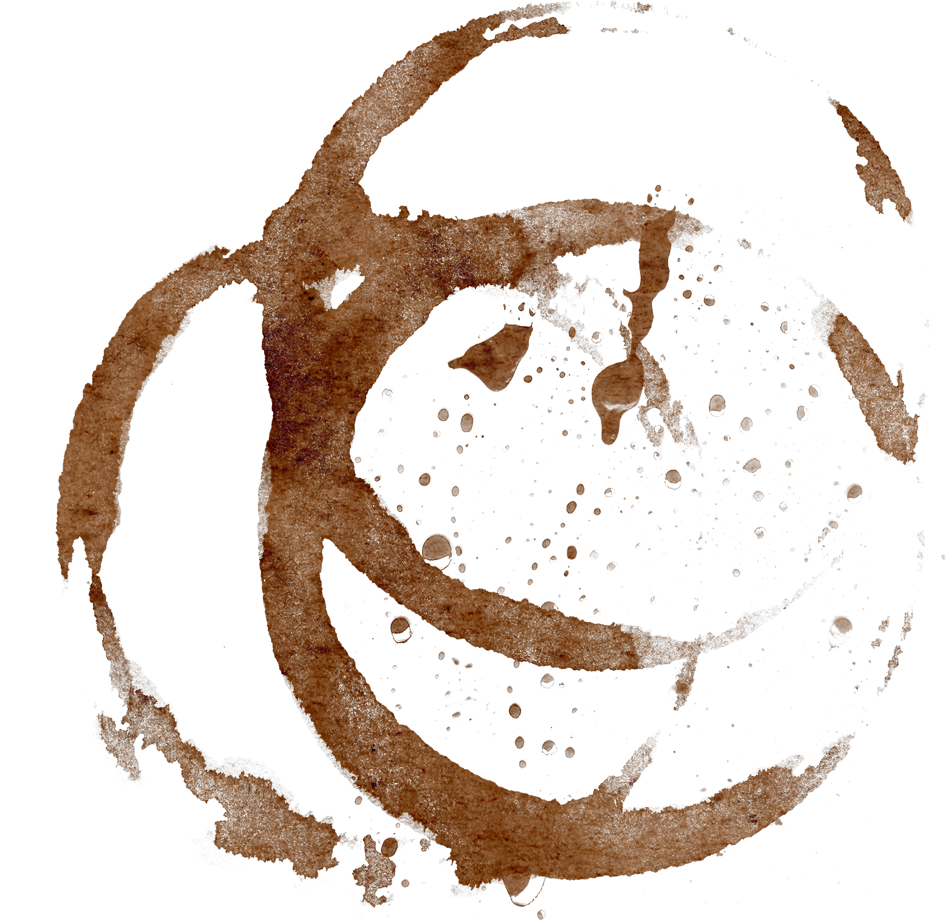 Watercolor Coffee Stain